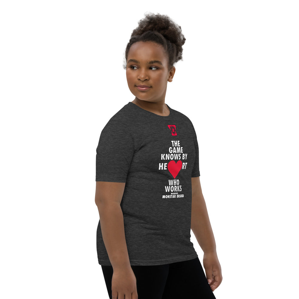 MMB - The Game Knows By Heart Who Works Youth Short Sleeve T-Shirt