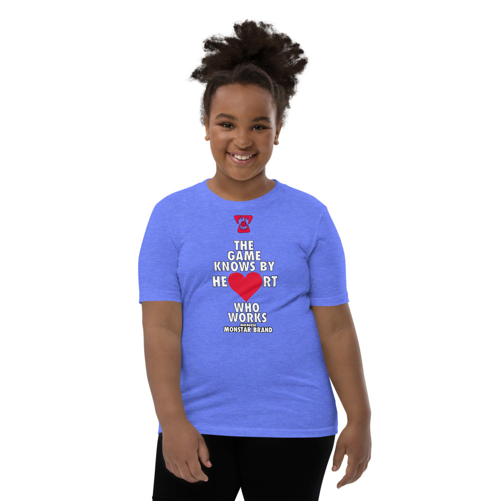 MMB - The Game Knows By Heart Who Works Youth Short Sleeve T-Shirt