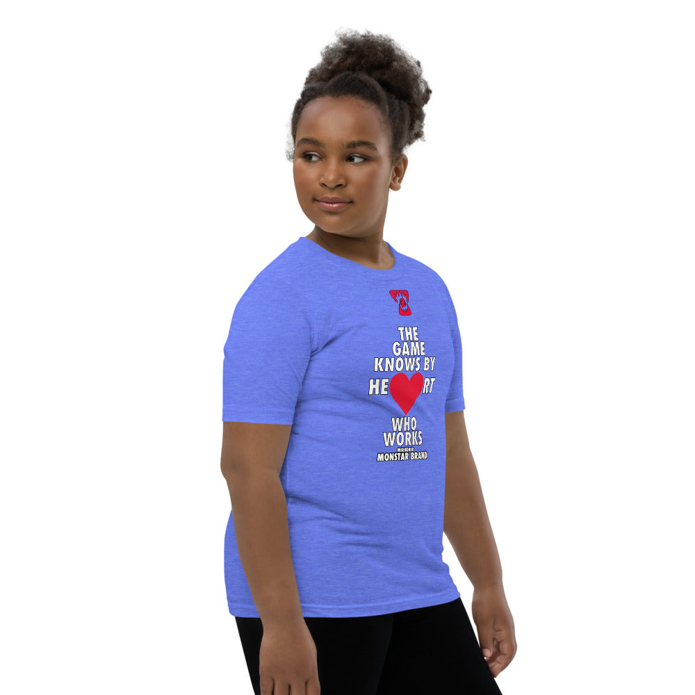 MMB - The Game Knows By Heart Who Works Youth Short Sleeve T-Shirt