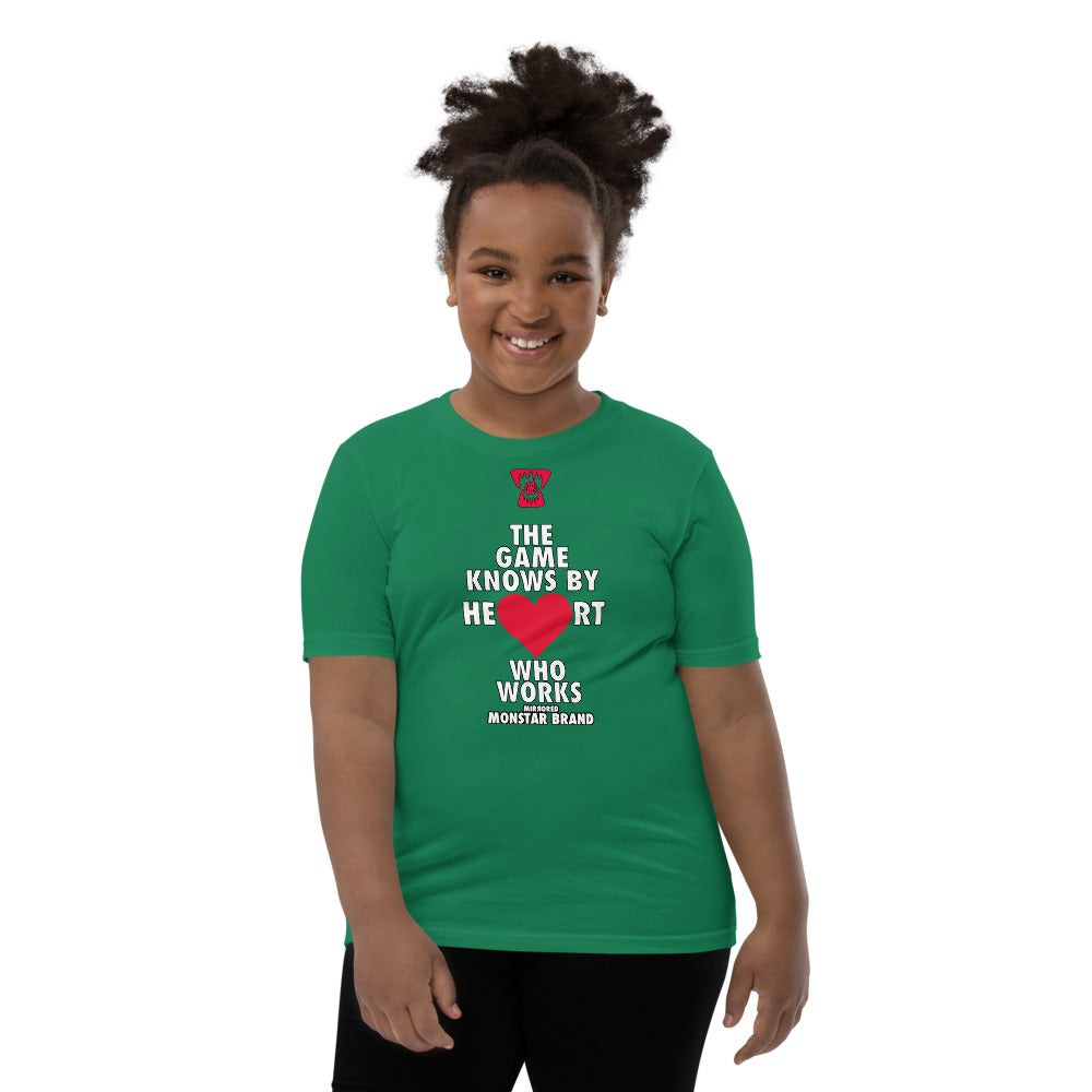 MMB - The Game Knows By Heart Who Works Youth Short Sleeve T-Shirt