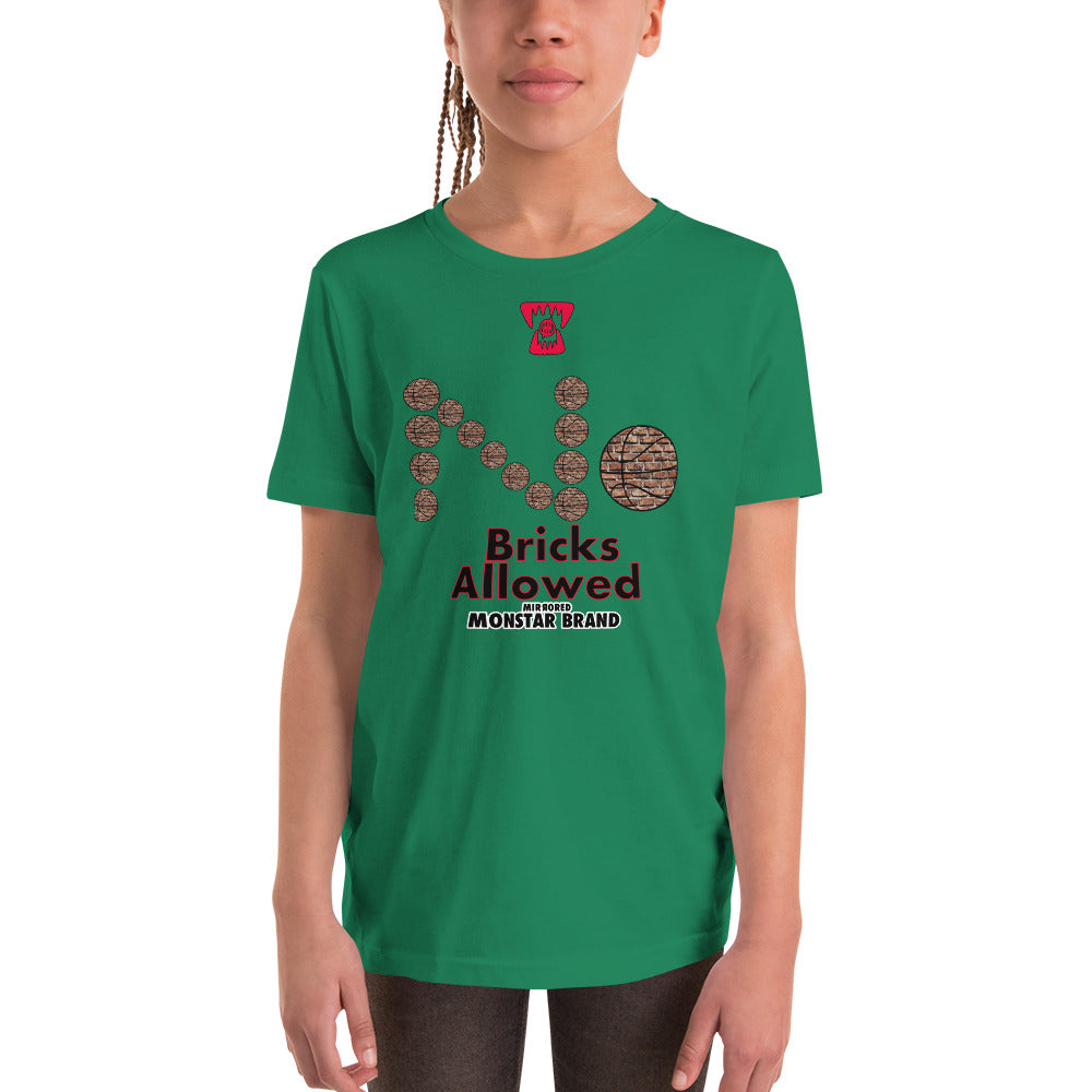 MMB - No Bricks Allowed Youth Short Sleeve T-Shirt