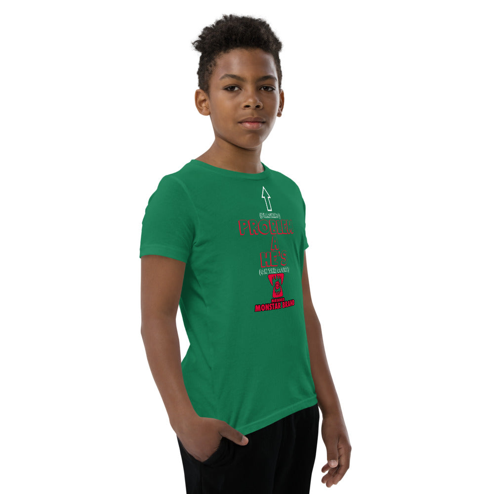 MMB - OTC He's A Problem Youth Short Sleeve T-Shirt