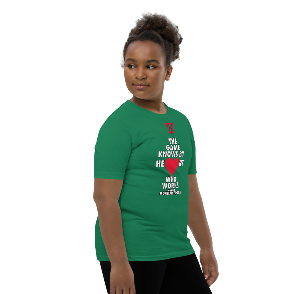 MMB - The Game Knows By Heart Who Works Youth Short Sleeve T-Shirt