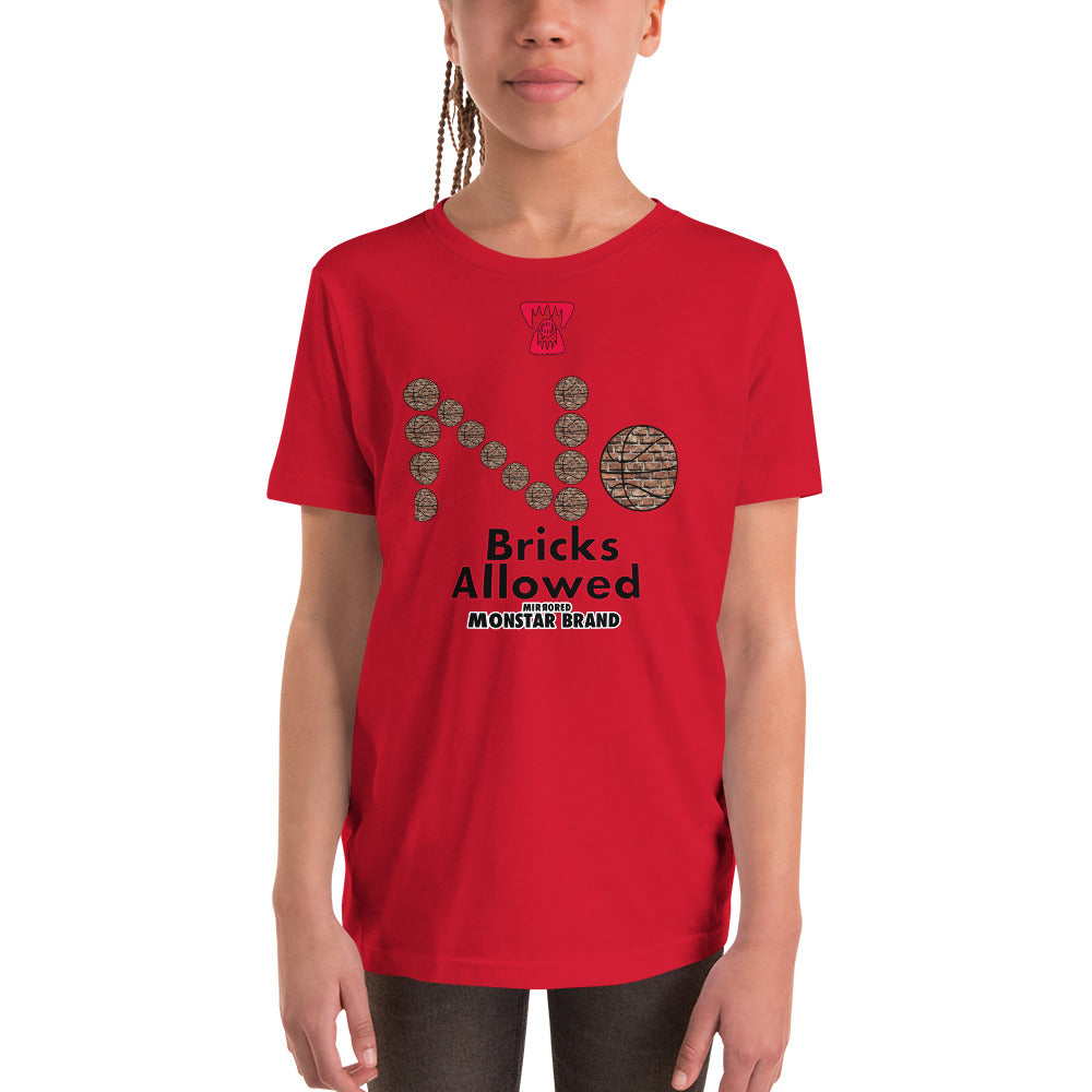 MMB - No Bricks Allowed Youth Short Sleeve T-Shirt