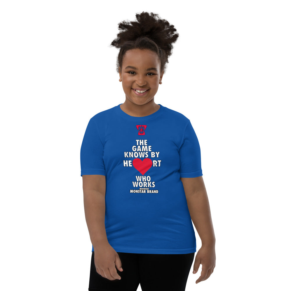 MMB - The Game Knows By Heart Who Works Youth Short Sleeve T-Shirt