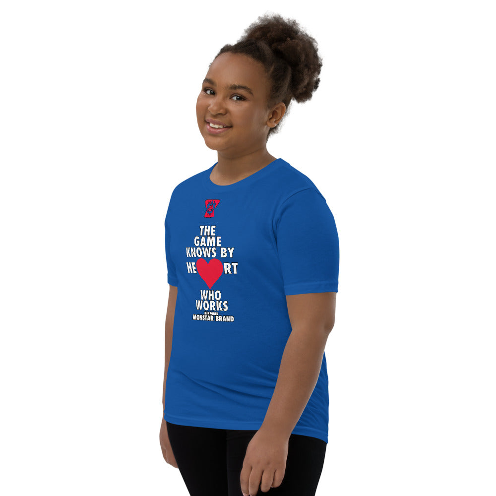 MMB - The Game Knows By Heart Who Works Youth Short Sleeve T-Shirt