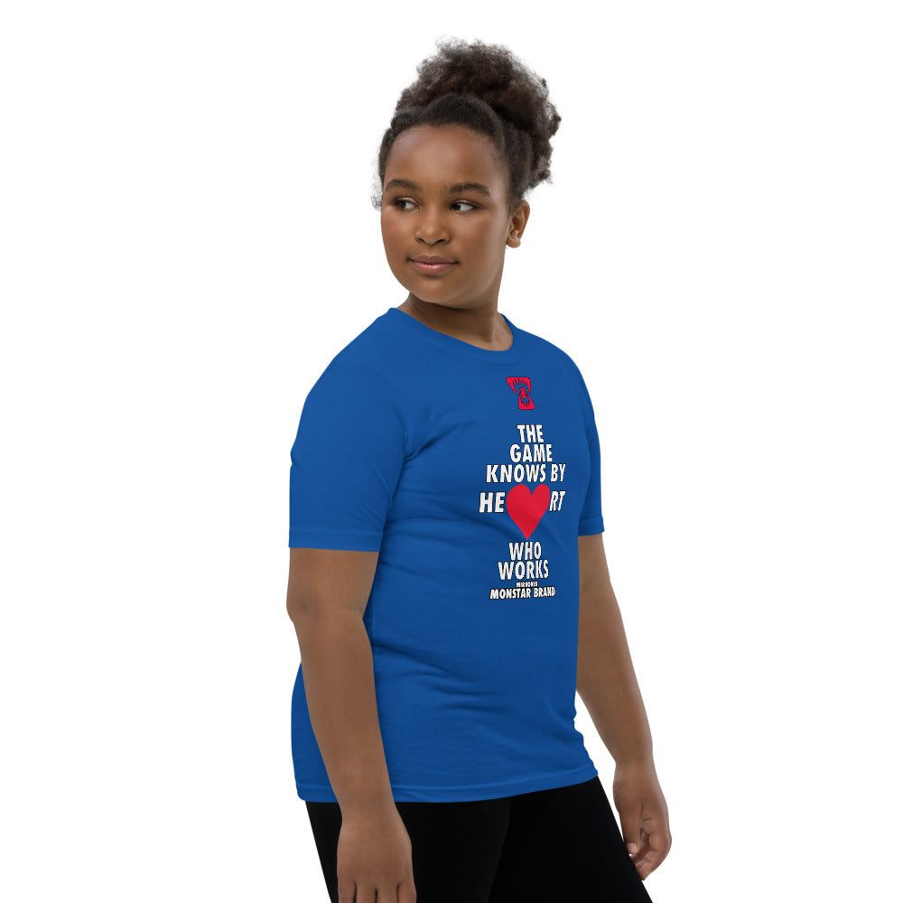 MMB - The Game Knows By Heart Who Works Youth Short Sleeve T-Shirt