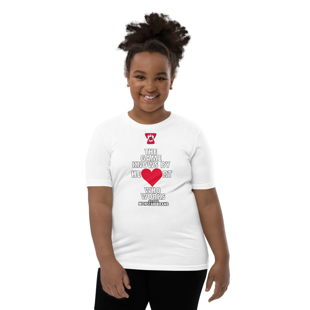 MMB - The Game Knows By Heart Who Works Youth Short Sleeve T-Shirt