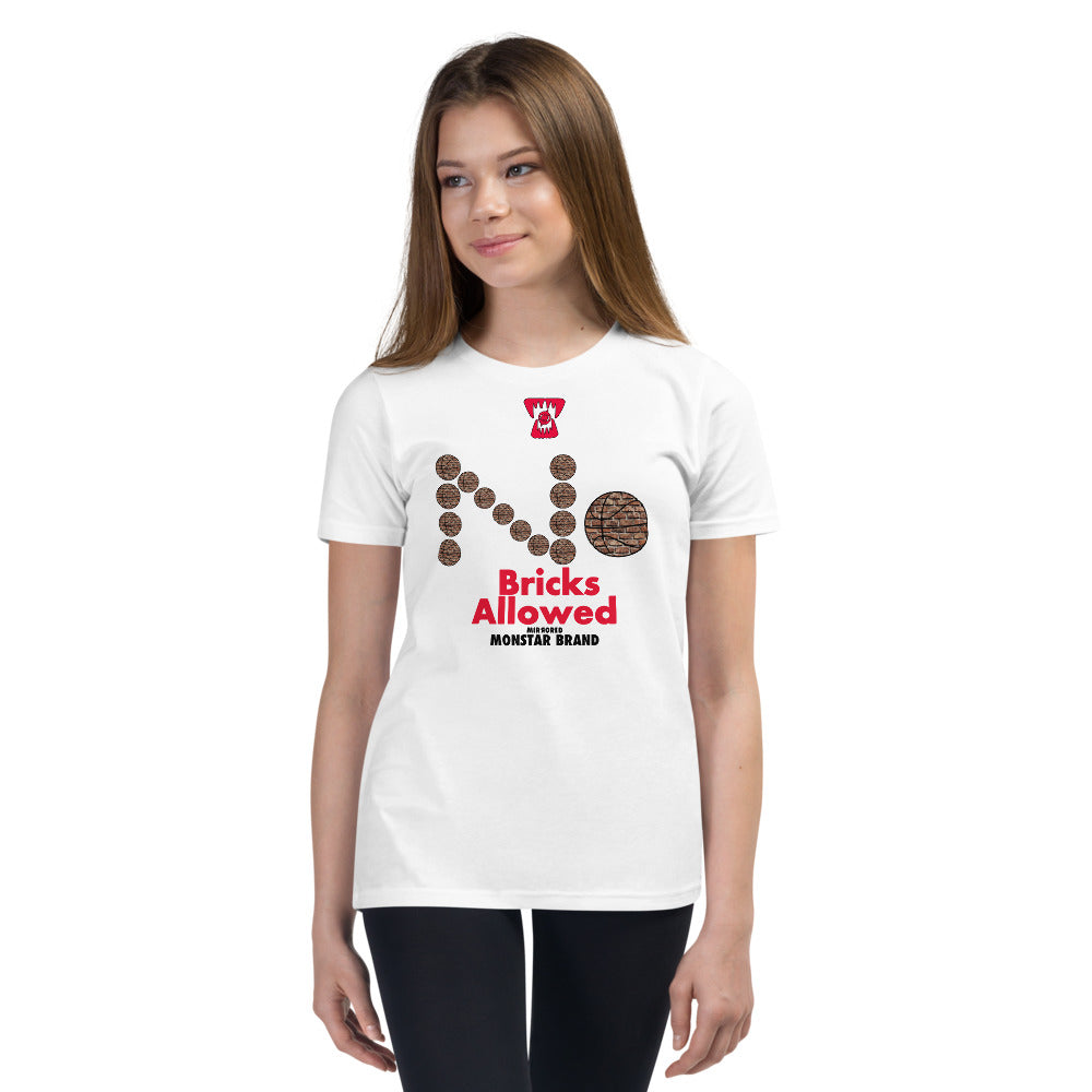 MMB - No Bricks Allowed Youth Short Sleeve T-Shirt