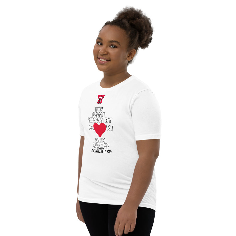 MMB - The Game Knows By Heart Who Works Youth Short Sleeve T-Shirt